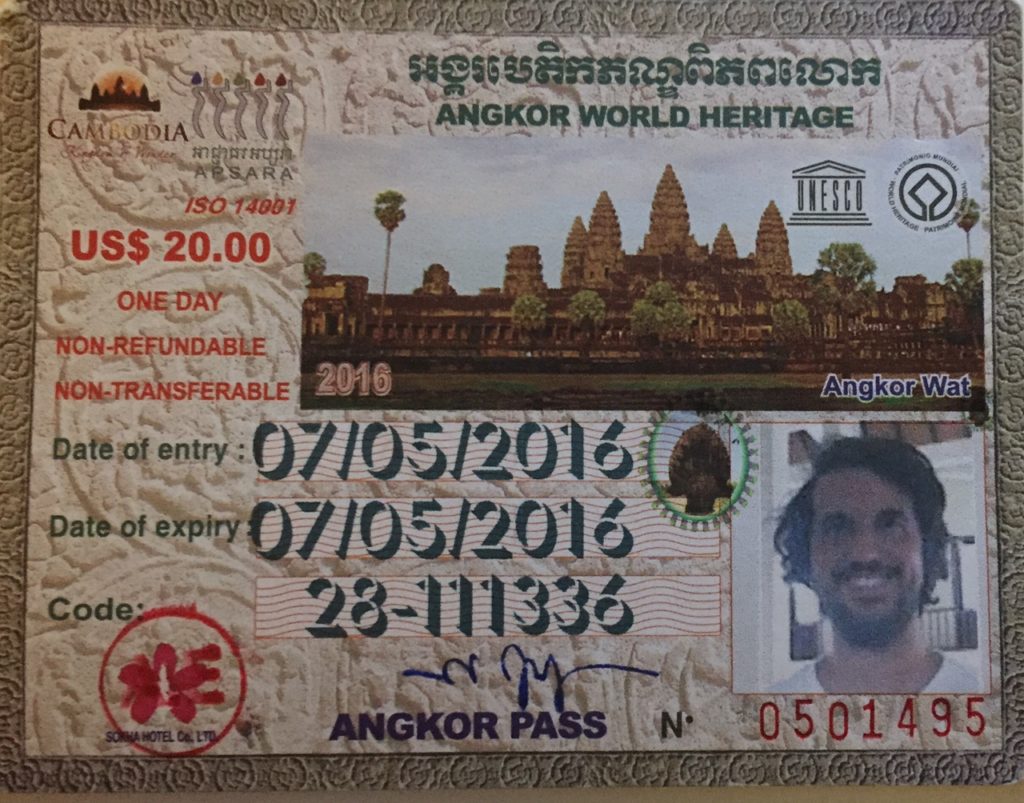 angkor wat ticket