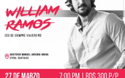 Startup Grind de Google for Entrepreneurs escoge a William Ramos para dar charla
